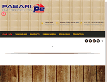 Tablet Screenshot of pabarienterprises.com